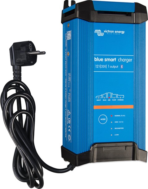 Victron Energy BPC122042002 Adaptive Charging 12 A Mobile Charger with Detachable Cable
