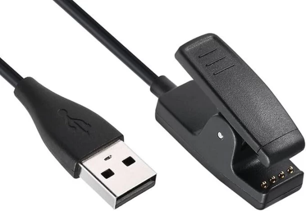 PressPlay Tech 4 Pin Garmin USB Watch Charger Adaptive Charging Smartwatch Charger