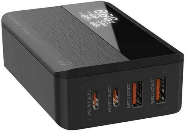 LDNIO A4808Q Qualcomm 3.0 Multiport Mobile Charger with Detachable Cable