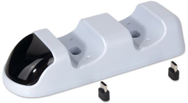 Dobe PS5 Dual Charging Station for Playstation 5 Controller Adaptive Charging 1.5 A Multiport Gaming Charger with Detachable Cable