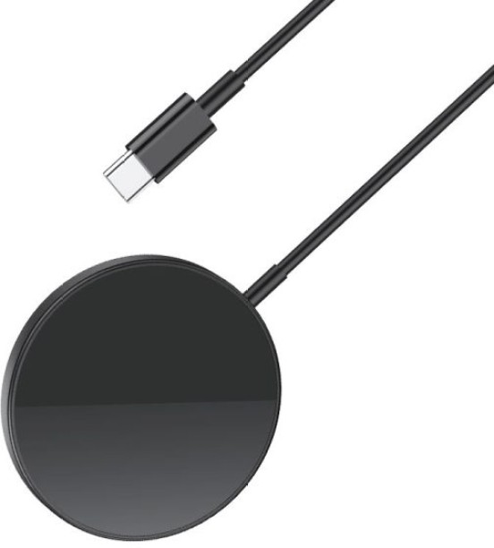 Premium Remax 15W Magnetic Wireless Charger Compatible with Qi Wireless Charging Devices 2 A Mobile Charger with Detachable Cable