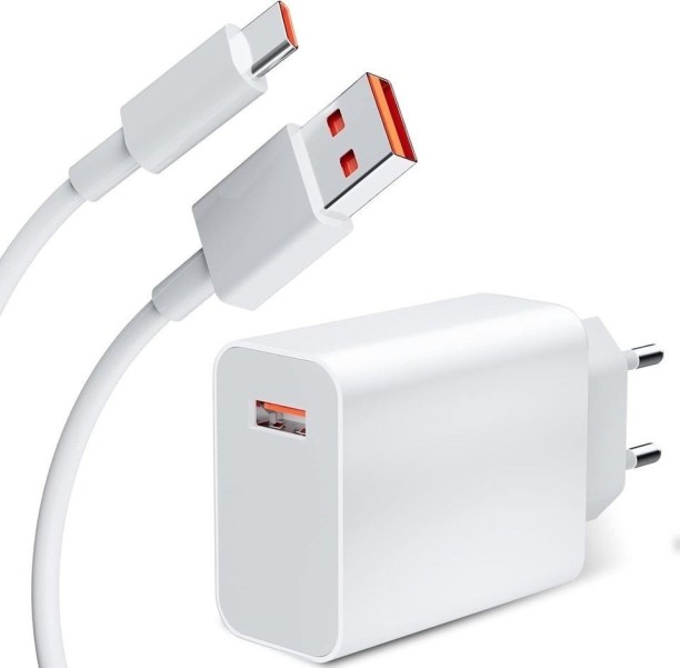 SA Super Fast 33W USB To Type-C Charger Compatible With All Type-c Devices Supercharge 3 A Mobile Charger with Detachable Cable