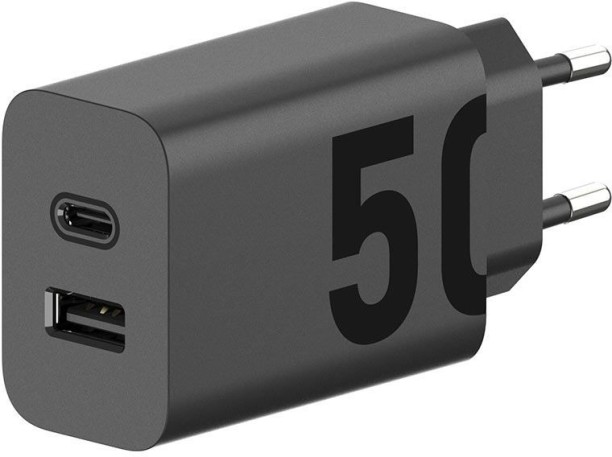 motorola SJMC502 TurboPower 3.0 3 A Multiport Mobile Charger with Detachable Cable