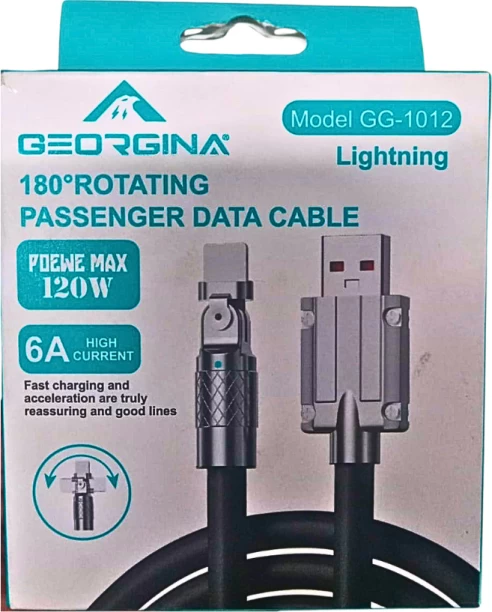 GEORGINA N/A 3 A Mobile Charger with Detachable Cable