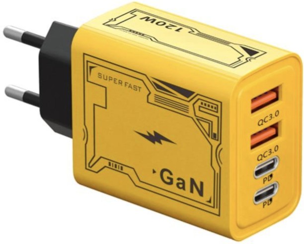 PD 120W- Super Charger GaN 5 A Multiport Mobile Charger