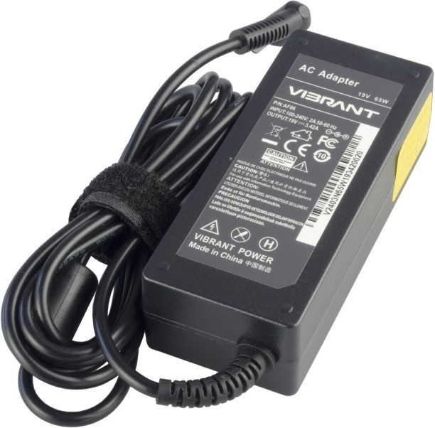 Vibrant Vibrant 19V 3.42A 65W AC Adapter for Dynabook Satellite Pro C50-E Sansui ITL 1403-I3 Adaptive Charging 3.4 A Tablet Charger