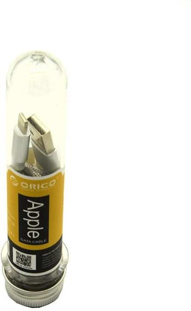 Orico N201-10-SV-PRO Lightning Charging sync Cable Silver 1M Adaptive Charging 2.4 A Multiport Mobile Charger with Detachable Cable