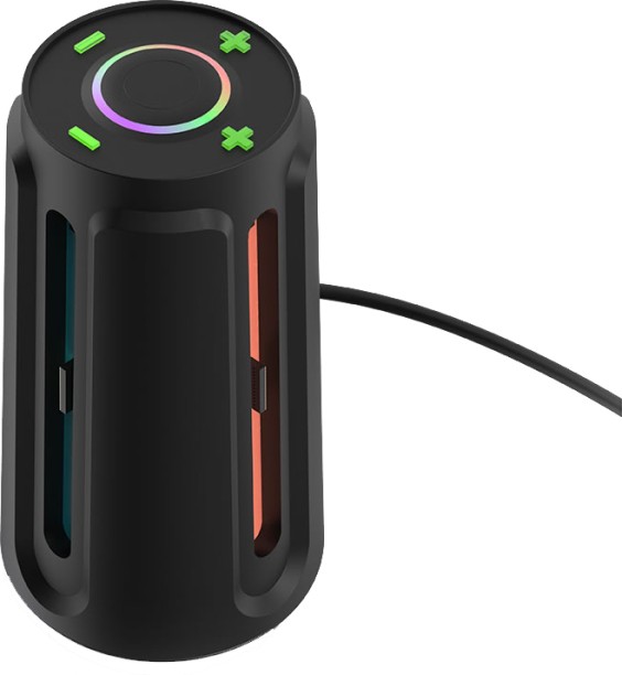 Hyperkin M07719 Multiport Gaming Charger with Detachable Cable