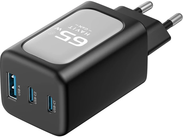 Havit UC260 EU Adaptive Charging 0.5 A Multiport Mobile Charger with Detachable Cable