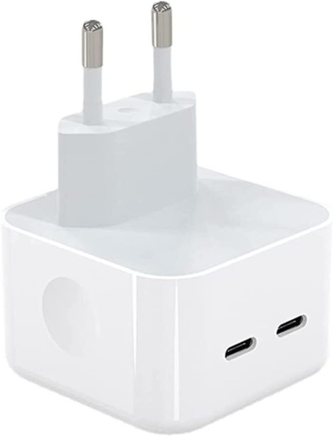 Just Simplified Wall Charger for Mobile with Detachable C Type Cable Quick Charge 0.4 A Multiport Mobile Charger with Detachable Cable