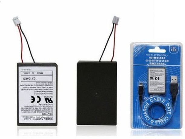 SA PS4 Controller Battery Pack 2000mAh Rechargeable Battery With Cable Supercharge 2.4 A Gaming Charger with Detachable Cable