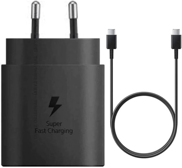 Pandi 45W Super Fast Wall Charger with Type-C Cable - Black Mobile Charger