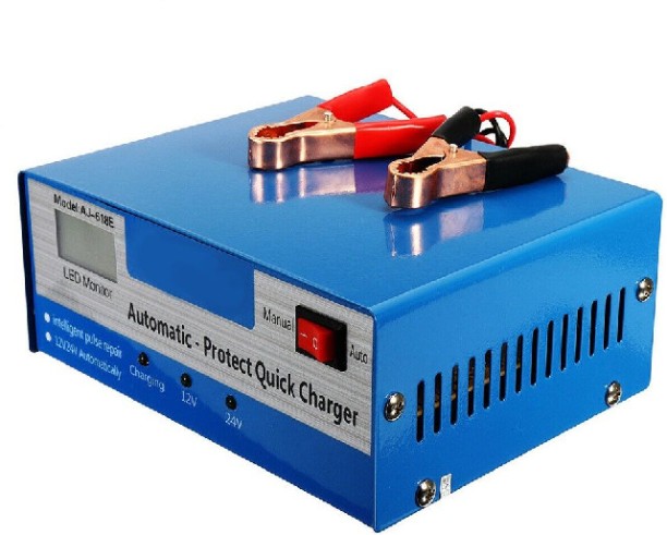 Ashcomonline 12V/24V Pulse Repair Charger Car Battery Charger 12 A E-car Charger