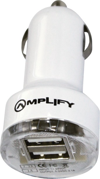 Amplify Dual USB Charger - Joy Ryder 12 W Car Charger