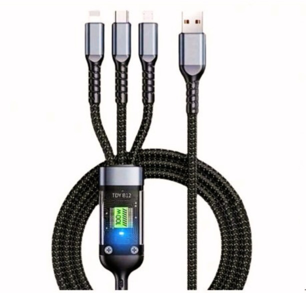 Empire Chain EC00015 Adaptive Charging Multiport Mobile Charger with Detachable Cable