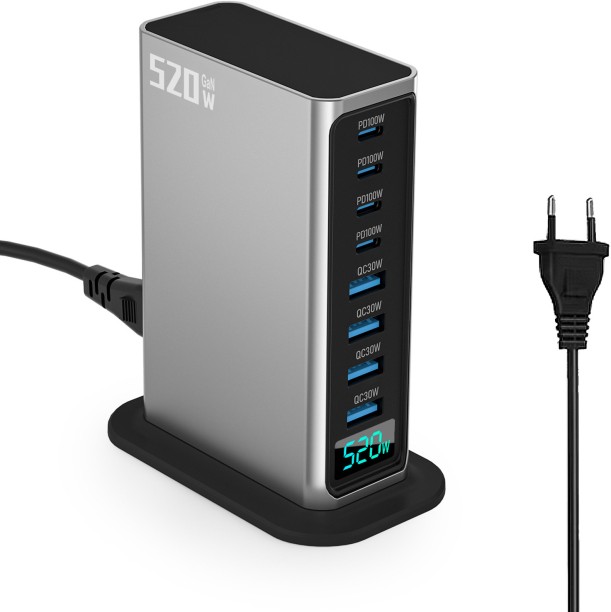 Bloo 520W USB C charging block 3.1 A Multiport Mobile Charger