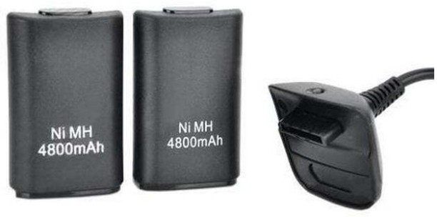 Digital World 3in1 Battery Pack for Xbox 360 Controller - Black Multiport Gaming Charger