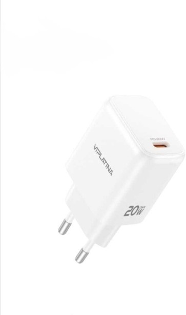 VIPLATINA- Fast Type C Charging Adapter 20Watt With USB-C Port-VC24 GaN 2.1 A Mobile Charger
