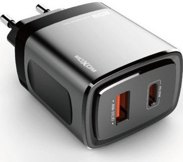 Moxom RDO991 PD 2.4 A Multiport Mobile Charger with Detachable Cable