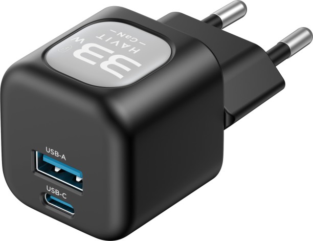 Havit UC230 EU Adaptive Charging 0.5 A Multiport Mobile Charger with Detachable Cable