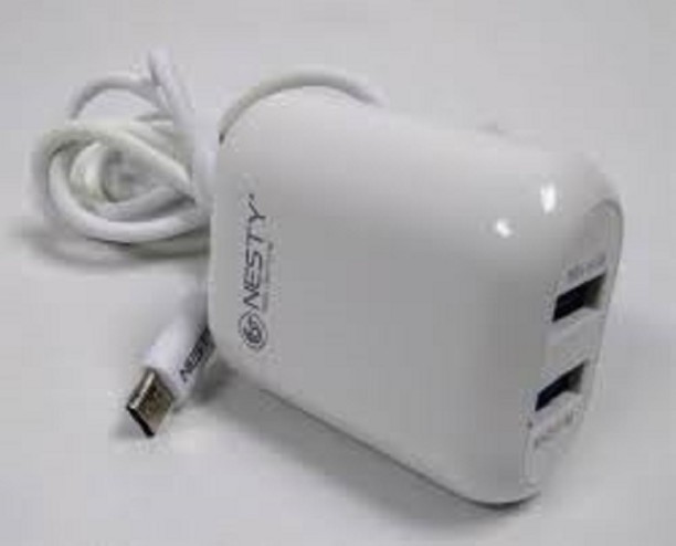 Nesty NSTGRTA003 2.4 A Multiport Mobile Charger with Detachable Cable