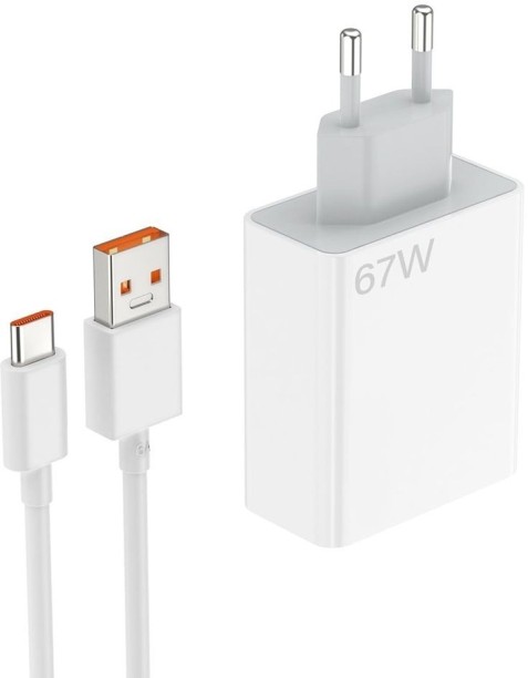 SA 67 W Super Fast USB To Type-c Charger Compatible for All Type-c Devices Supercharge 3 A Mobile Charger with Detachable Cable