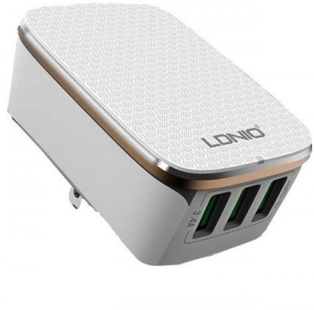 LDNIO 3 Port USB 3.4A Quick Charger For Smartphone/Mp3 Player Quick Charge 3.4 A Multiport Mobile Charger