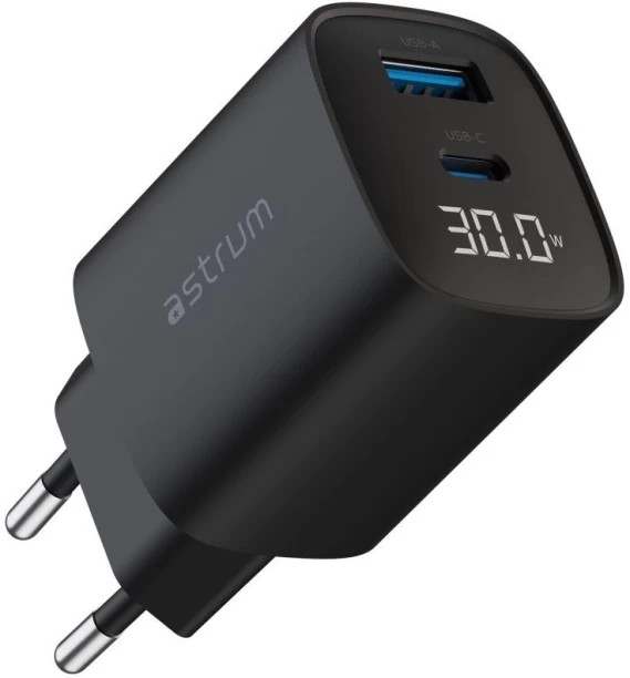 Astrum WATZ30L PD 3 A Multiport Mobile Charger with Detachable Cable