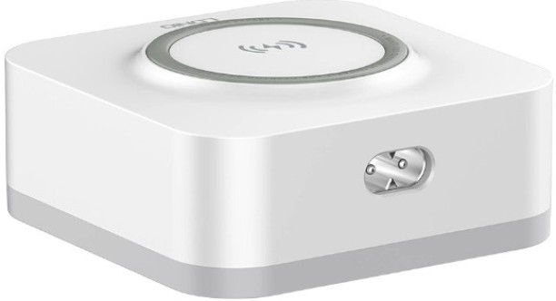 LDNIO Fast Wireless Charging Station Hub 32 Watt With 3 USB+1 USB-C Port-AW004 PD 2.5 A Multiport Mobile Charger with Detachable Cable