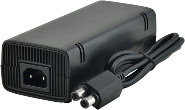 Gadgetgyz Generic Slim AC Power Supply Adapter for Xbox 360 Adaptive Charging 12 A Gaming Charger