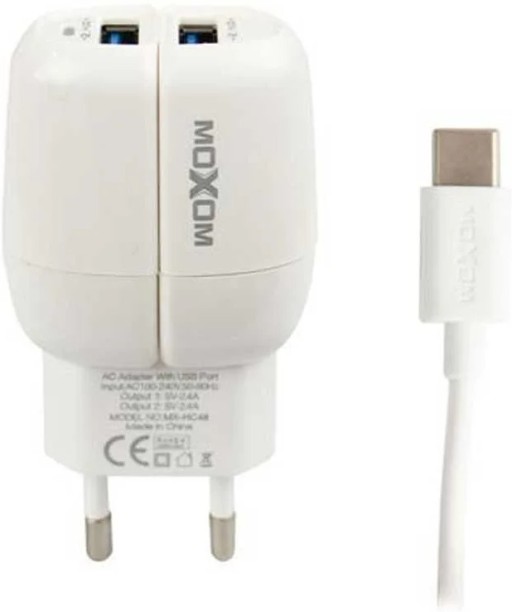 Moxom TRO993 2 A Mobile Charger with Detachable Cable