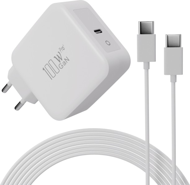 Vizia 100W GaN Type-C Laptop Charger GaN 2.5 A Tablet Charger with Detachable Cable