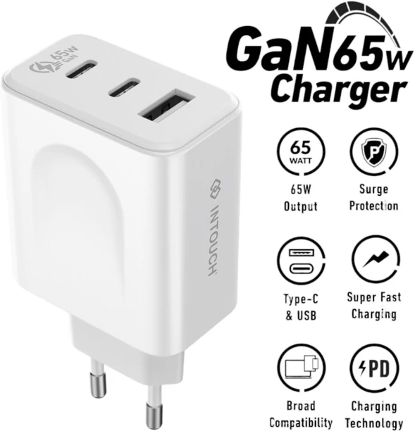 Intouch Super Fast Supercharge 3.25 A Multiport Mobile Charger