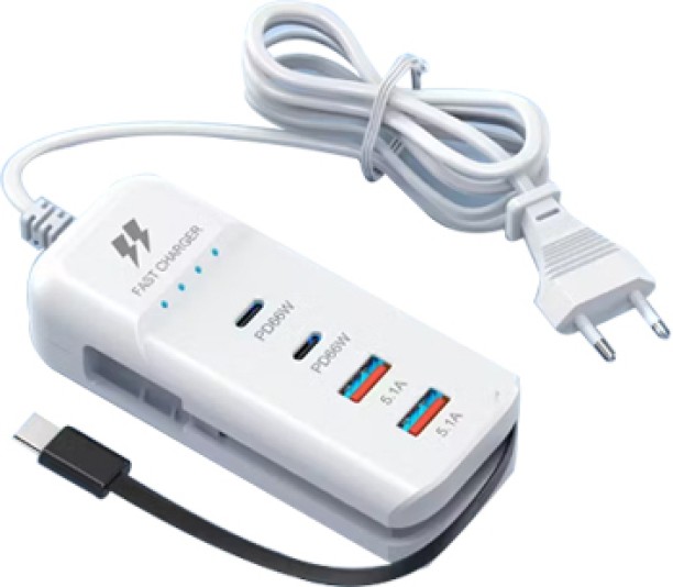 Original 3.1 A Multiport Mobile Charger with Detachable Cable
