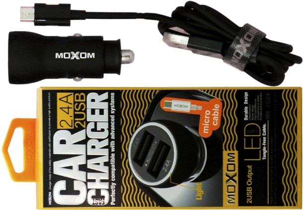 Moxom Car charger MX-VC04 Mobile Charger with Detachable Cable