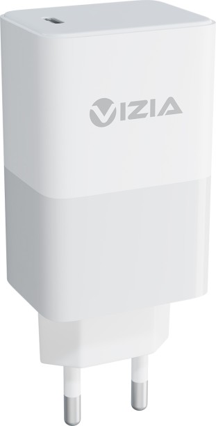 Vizia 65W Ultra-Fast USB-C Charger Quick Charge 3 A Mobile Charger with Detachable Cable