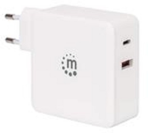 Manhattan 60 W Adaptive Charging 2.4 A Multiport Mobile Charger with Detachable Cable