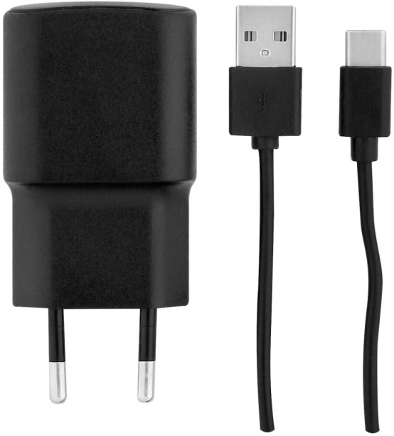 Volkano Volt Adaptor USB plus Typ-C Cable | Black | VK-5002C-BK Adaptive Charging 2 A Multiport Mobile Charger with Detachable Cable