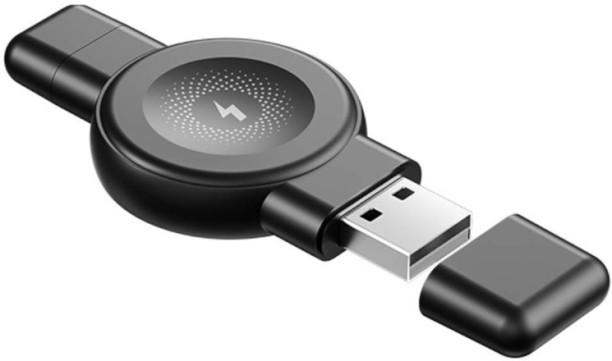 Pandi Wireless Magnetic Inductive Watch Charger with interfaces USB and Type-C Smartwatch Charger