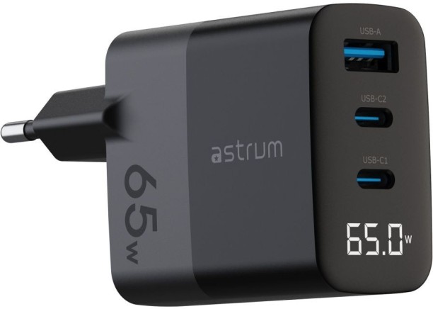 Astrum WATZ65G Quick Charge 3.4 A Multiport Mobile Charger