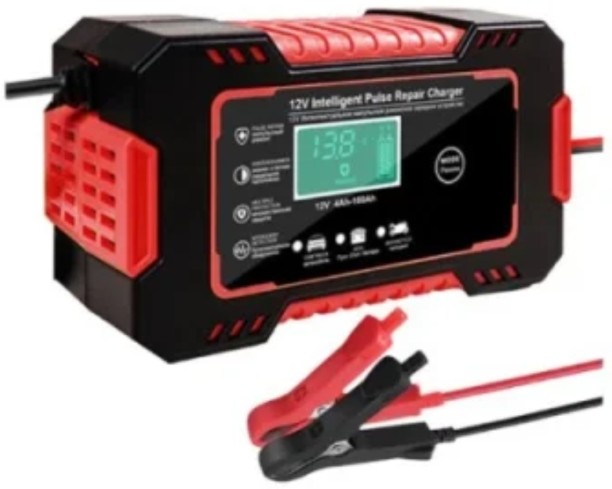 Bisutime 12v Intelligent Pulse Repair Charger Battery Jumper Starter