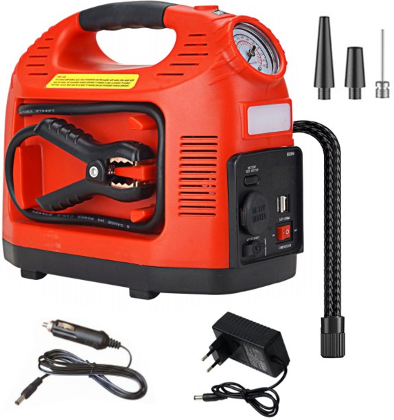 fame inc Car Jump Starter Power Pack with 260 PSI Inflator, USB, 12V & LED Torch Battery Jumper Starter