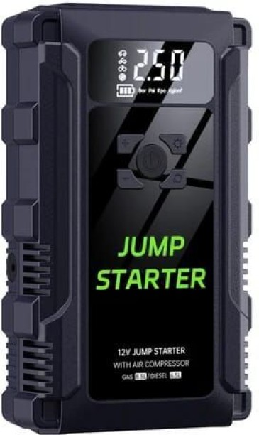 GL Portable Car Jump Starter – Emergency Battery Booster & Power Bank for Petrol & Diesel Vehicles Battery Jumper Kit