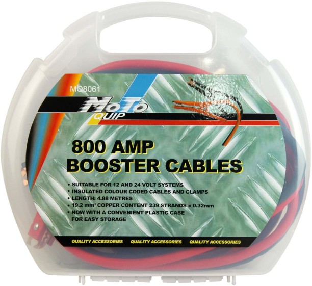 Moto-Quip 800Amp Booster Cables Battery Jumper Cable
