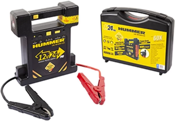 Hummer Car Jump Starter 24v & 12v 27000mAh Battery Jumper Starter