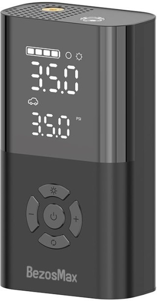 BezosMax Car Jump Starter with Tyre Inflator for Roadside Emergency, 6000mAh Portable Power Bank & 150PSI Air Pump, Compact 6 Modes Air Compressor with Auto-Shutoff Function for Car Motorcycle Battery Jumper Kit