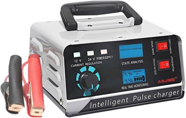 Just Simplified 400W Universal Electric Automobile Battery Charger 0.3 ft Battery Jumper Starter Aluminium For Car