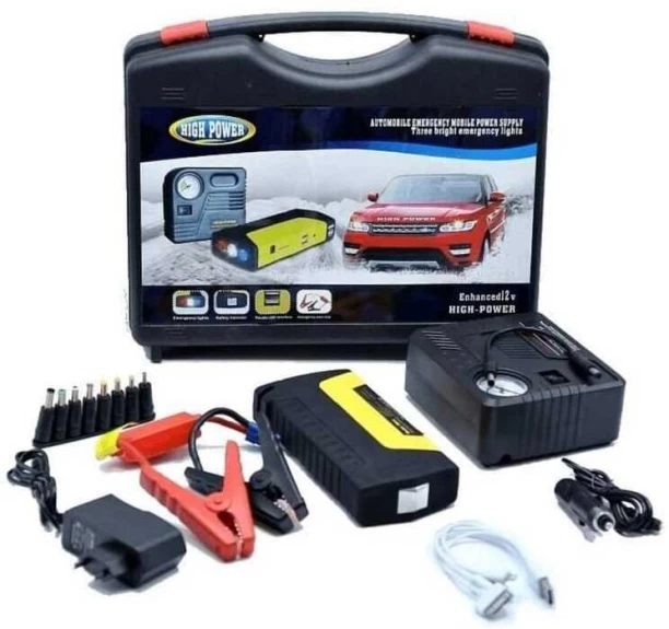 MTL High Power 12V Diesel Version Automobile Emergency Mobile Power Supply Jump Starter Air Compressor /Tyre Inflator Kit Battery Jumper Kit