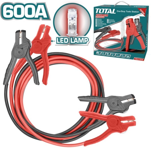 Total Tools PBCA16008L Battery Jumper Cable