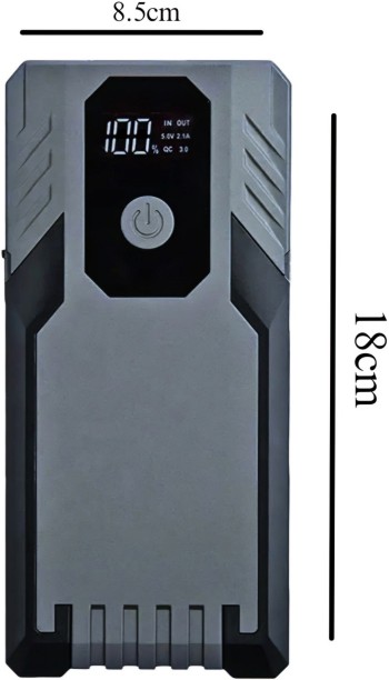 MSM 14800Mah Portable Jump Car starter With Gloves, Built In Powerbank & Torch- Battery Jumper Starter